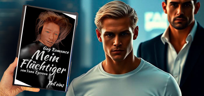 Cover of a romance novel Gay Romance Mein Flüchtiger